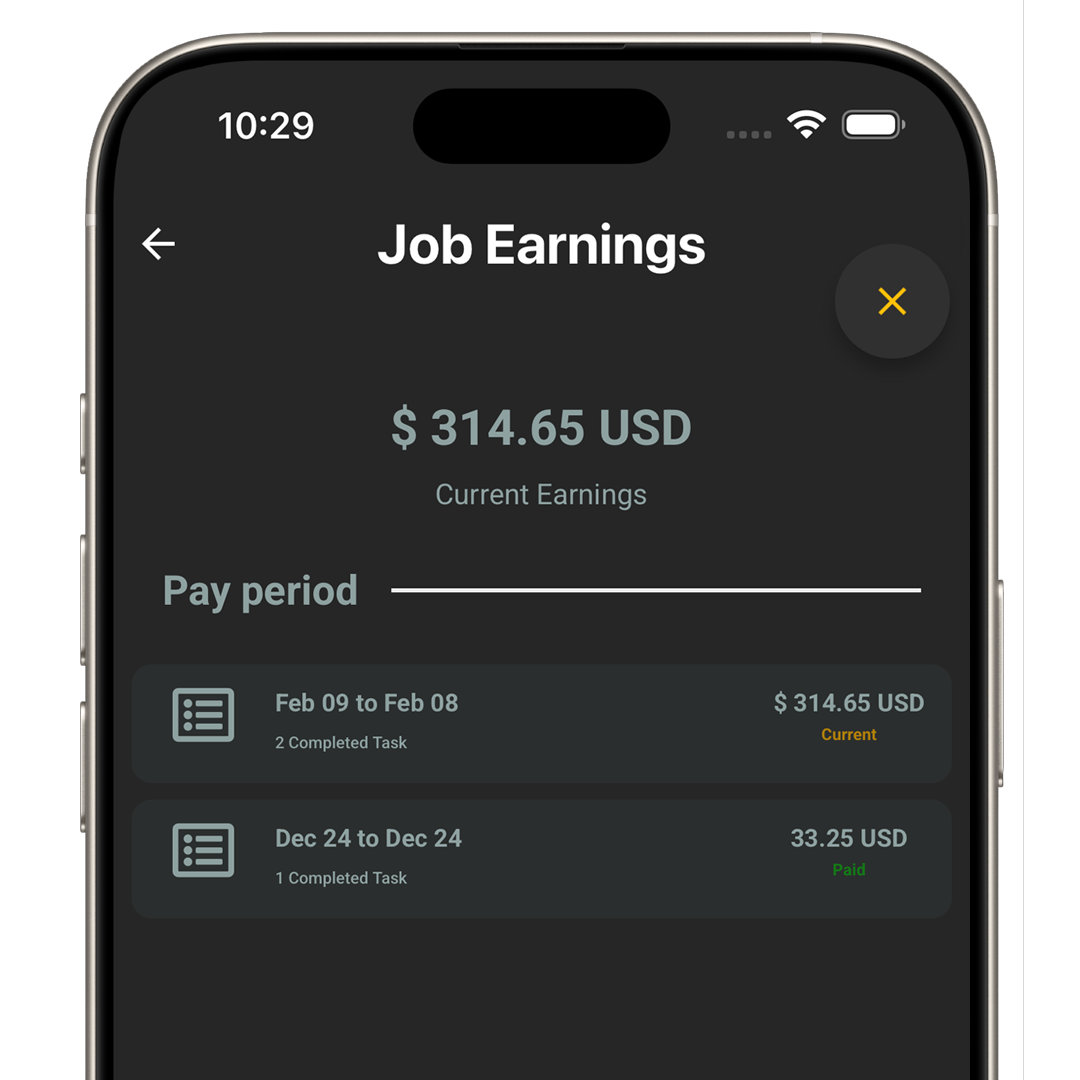Show up and get paid